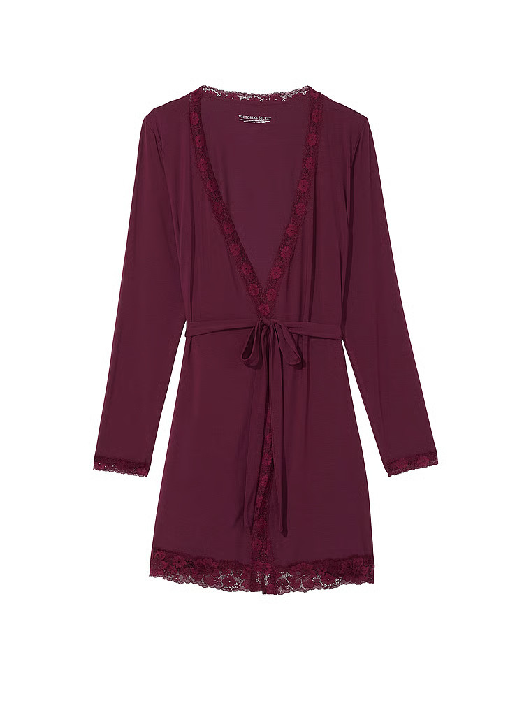 Modal Lace-Trim Robe | Victoria's Secret (US / CA )