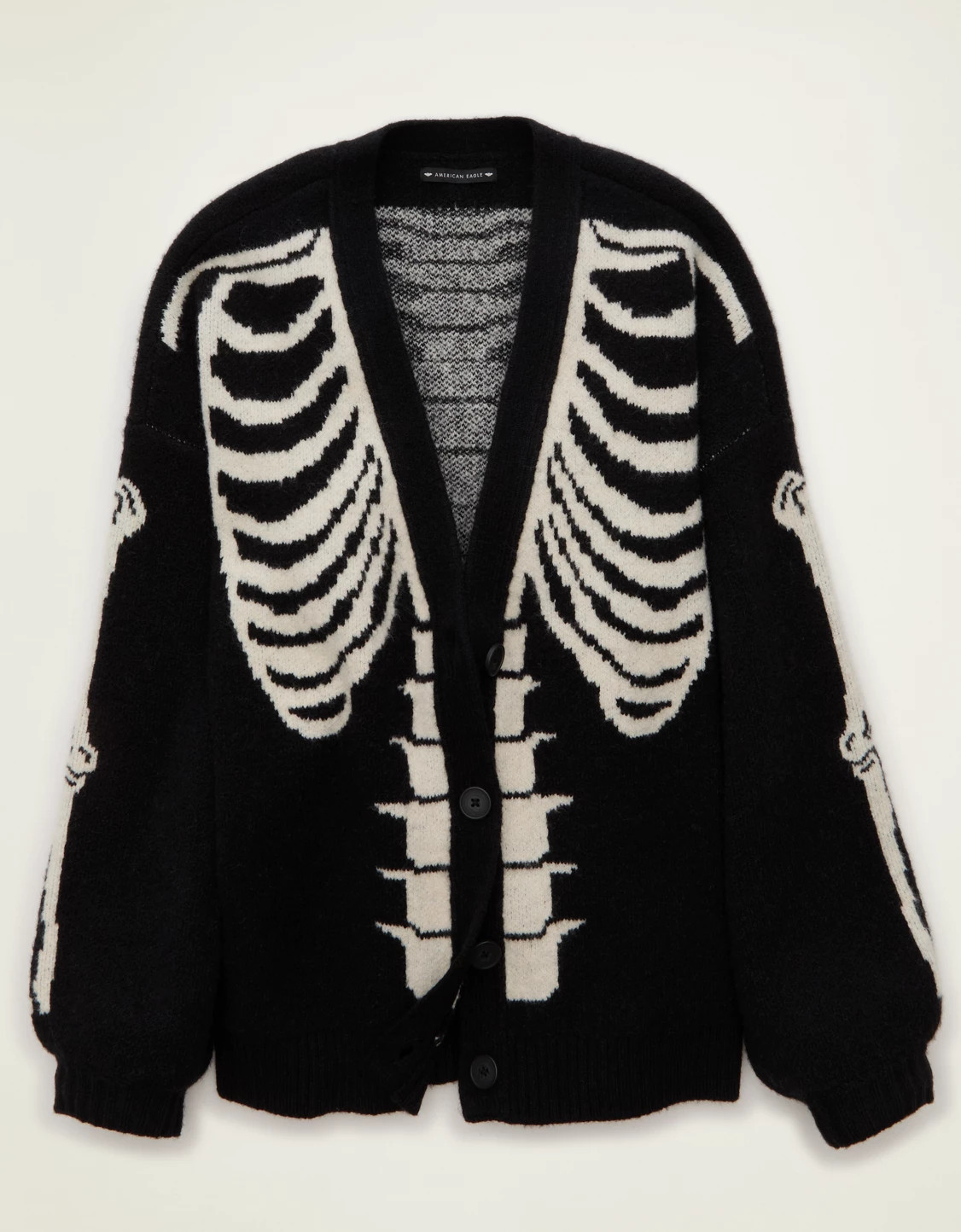 AE Whoa So Soft Skeleton Cardigan | American Eagle Outfitters (US & CA)