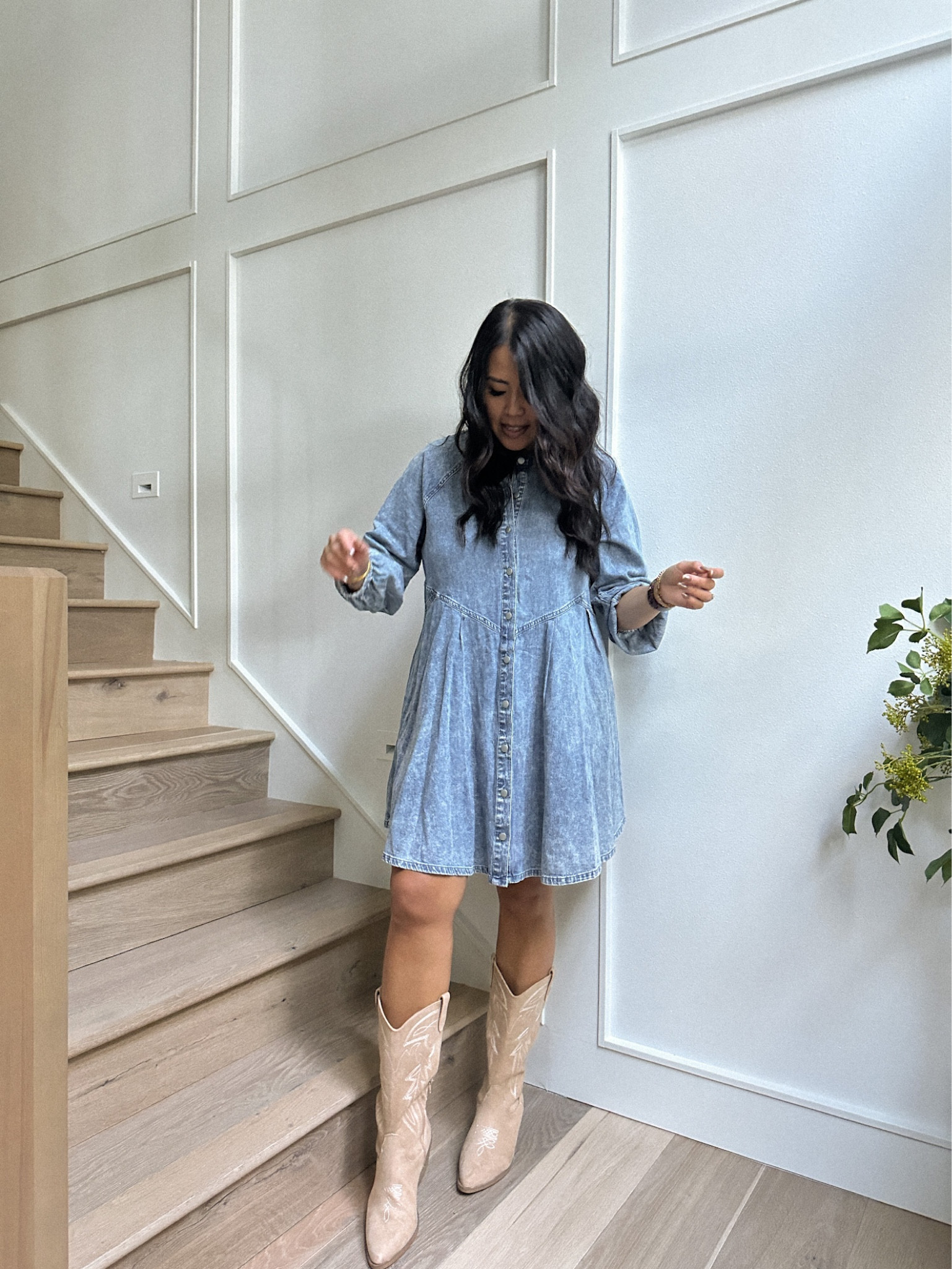 Wearing size medium dress
Boots true to size
Walmart fashion 
Bump-friendly 

#LTKfindsunder50 #LTKSeasonal #LTKbump