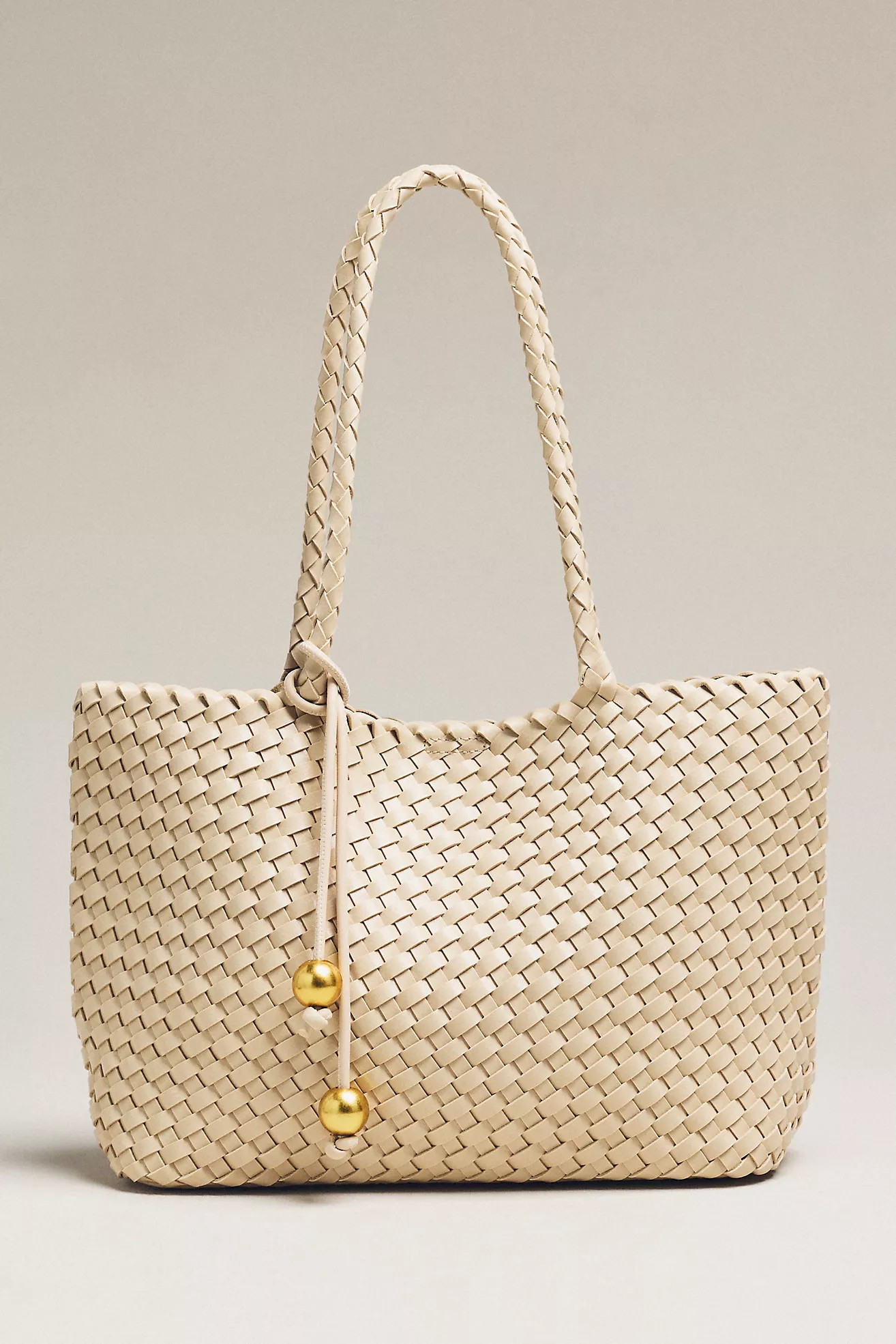 By Anthropologie Slouchy Mini Woven Tote Bag | Anthropologie (US)