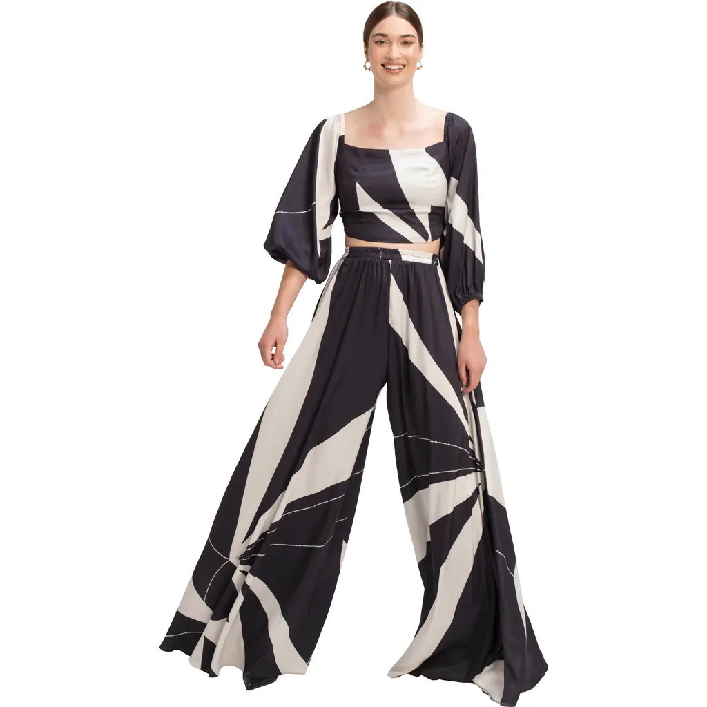 DIARRABLU Una Top in Fama Noir at Nordstrom, Size X-Small | Nordstrom