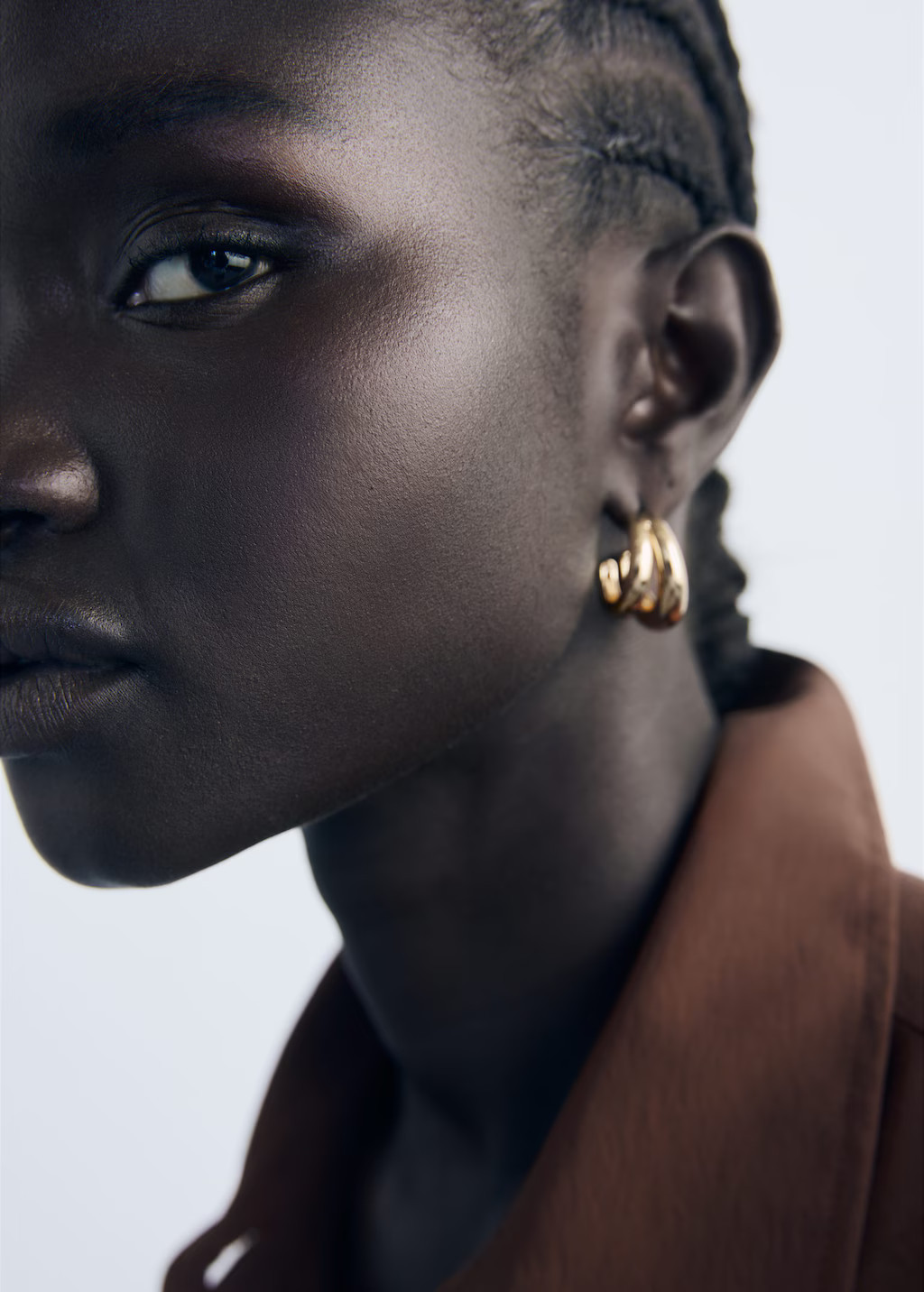 Double hoop earrings gold - Woman - One size - MANGO | Mango (US/MX/AU)