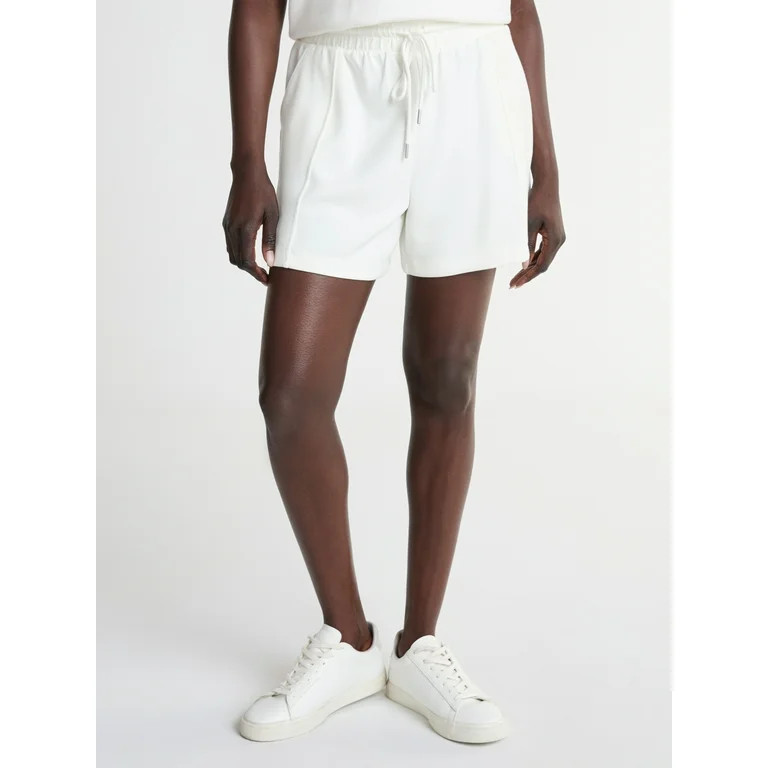 Scoop Women's and Women’s Plus Ultimate ScubaKnit Seamed Shorts, Sizes XS-4X | Walmart (US)