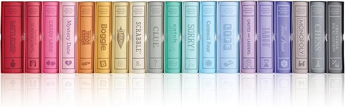 WS Game Company Collection of 19 Vintage Bookshelf Board Games | Amazon (US)