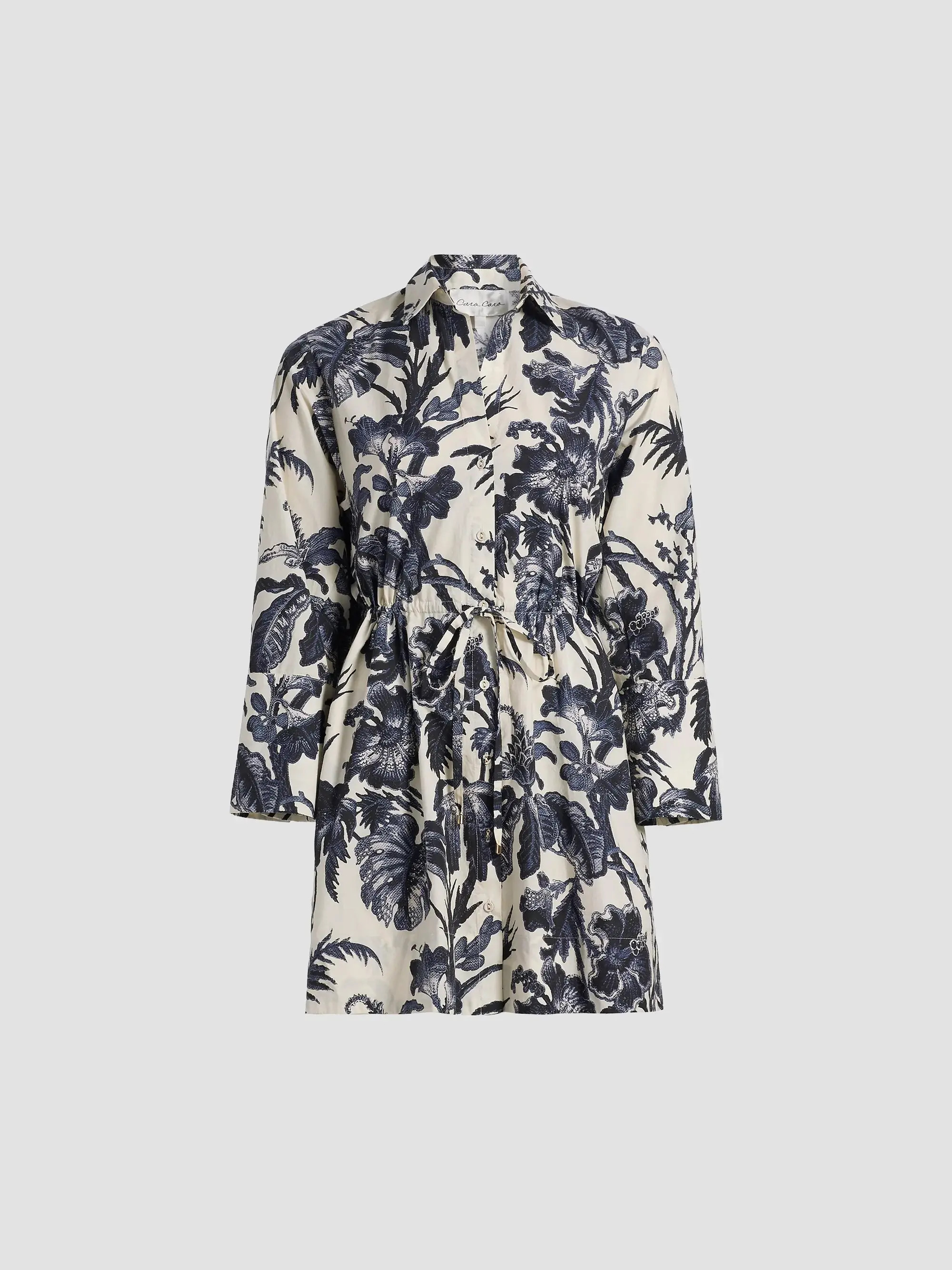 Henry Printed Cotton Poplin Mini-Shirtdress | Saks Fifth Avenue