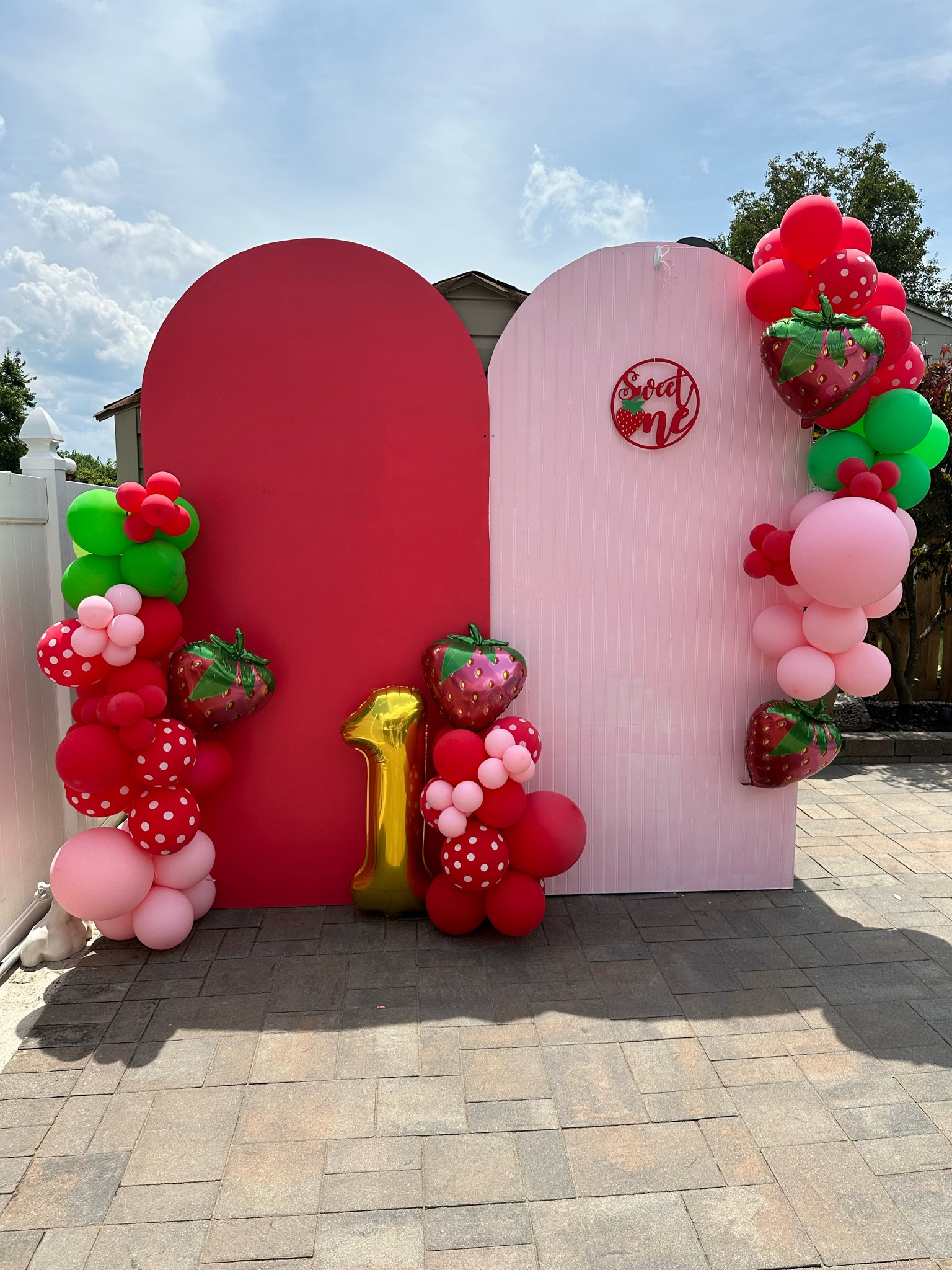 Berry 1st Birthday balloon set up 🍰

#LTKunder50 #LTKFind #LTKunder100