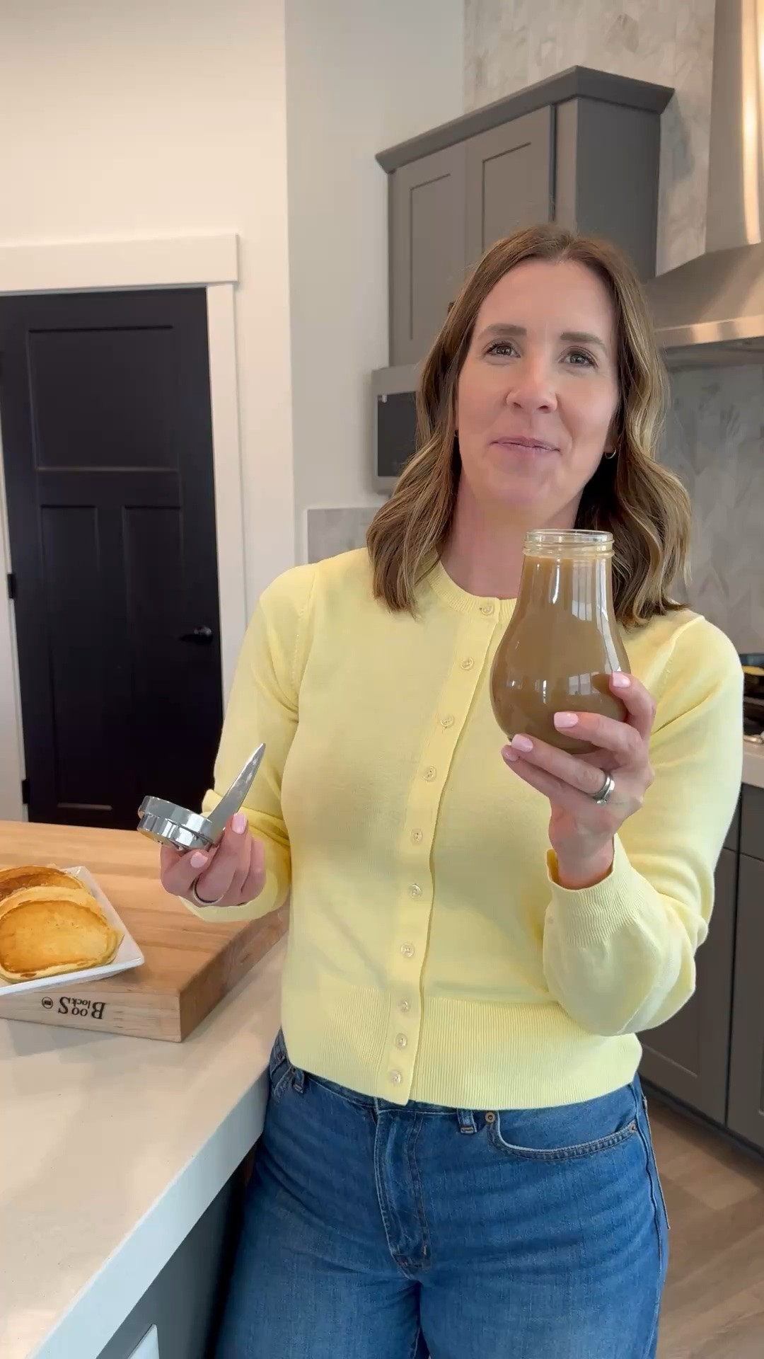 This little syrup dispenser makes homemade pancake syrup feel brunch-restaurant fancy 🥞✨ Cute, easy to pour, and fits one batch perfectly! #LTKHome #LTKSeasonal #LTKunder50 #pancakesyrup #brunchathome #breakfastideas #kitchengadgets #homemadesyrup

Want Recipe? Google “better from scratch pancake syrup”