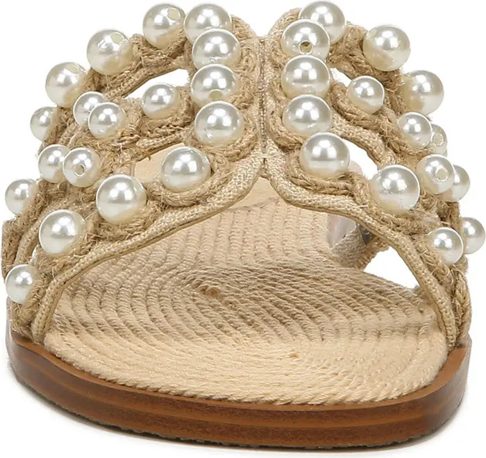Bay Imitation Pearl Cutout Slide Sandal (Women) | Nordstrom