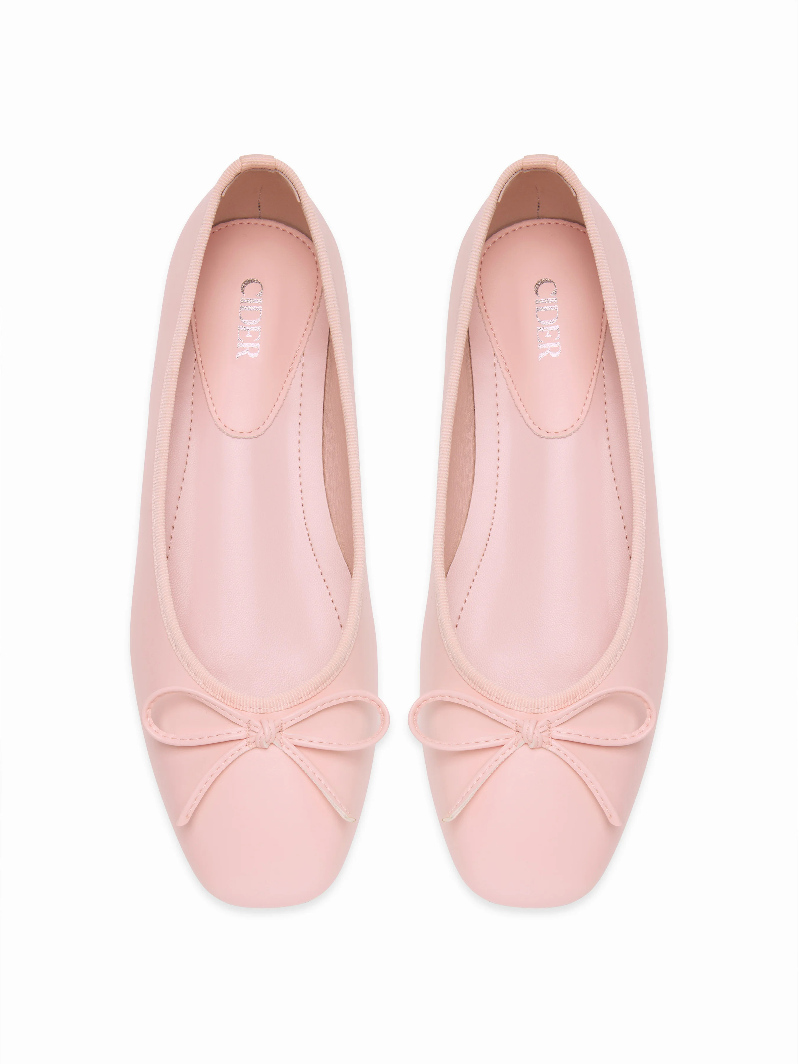 FAUX LEATHER BOWKNOT MARY JANE FLATS For Daily Casual | Cider