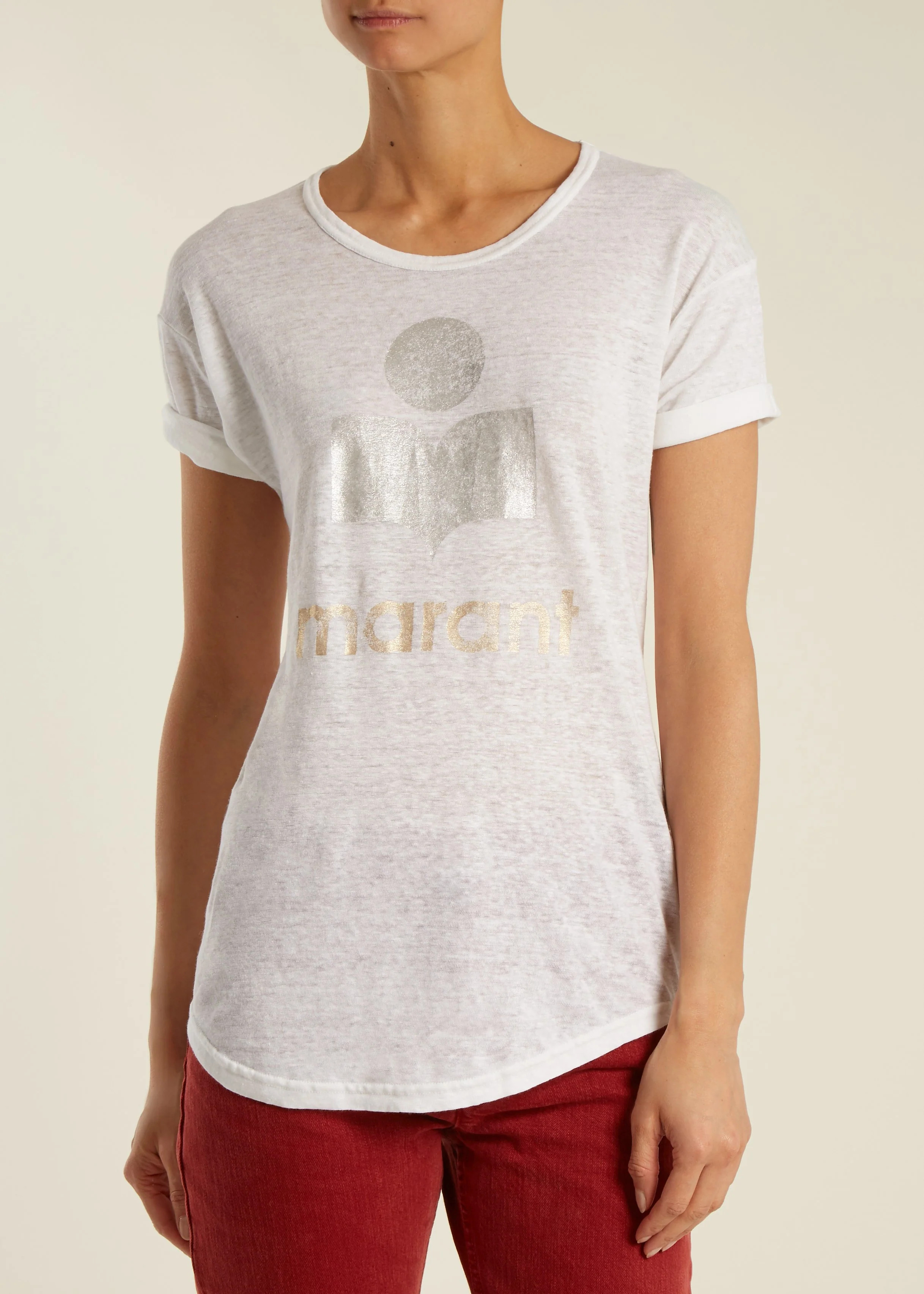 Isabel Marant Etoile koldi tee white | Elizabeth Charles