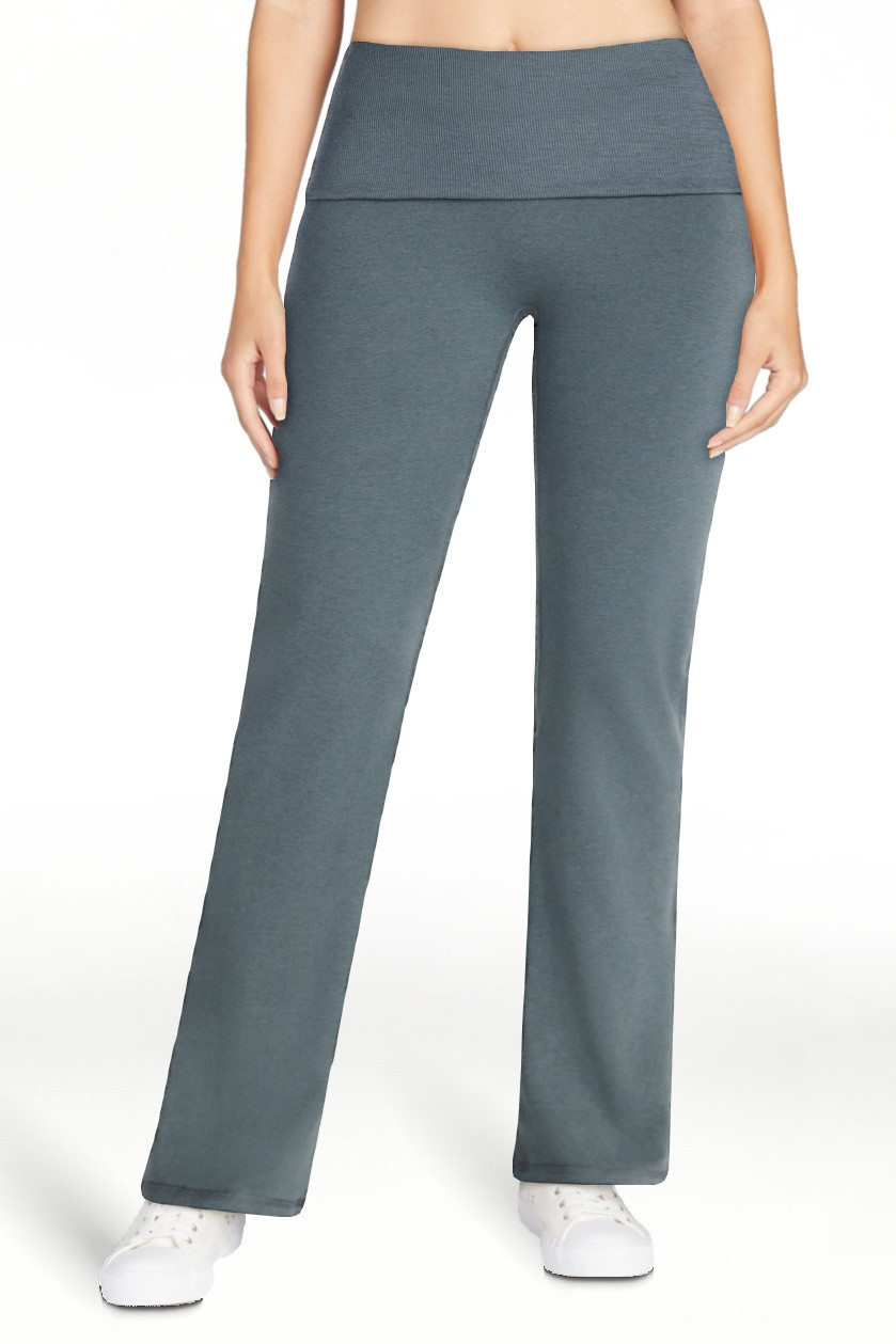 Athletic Works Women's ButterCore Flare Leggings with Fold Over Waist, 31" Inseam, Sizes XS-XXL | Walmart (US)