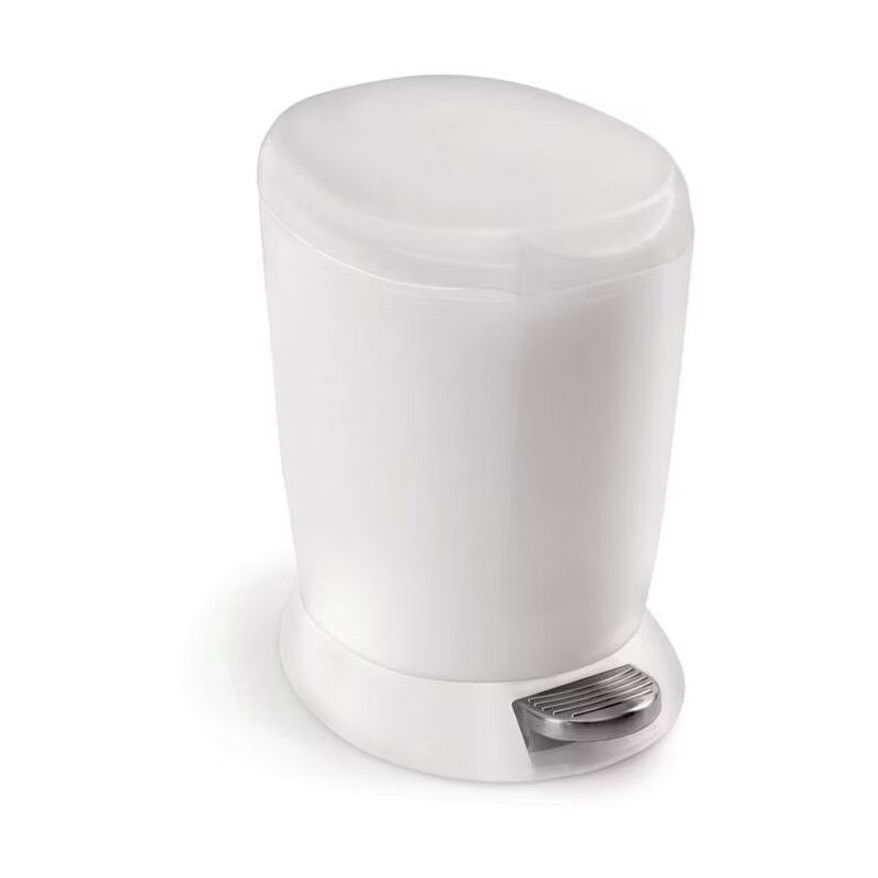 simplehuman 6L Round Step Trash Can White | Target