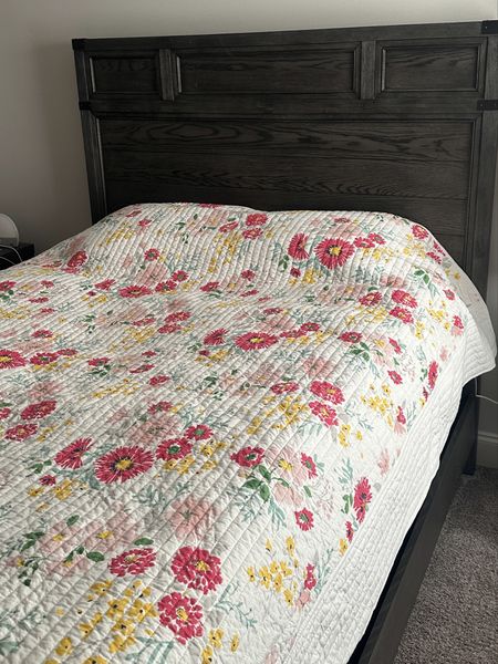 Spring bedding refresh with this Draper James RSVP bedding 🌺 This floral quilt set is so pretty and brightens up my room ✨

#LTKstyletip #LTKhome