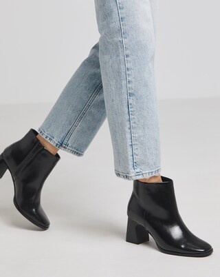 Loise Block Heel Ankle Boots Extra Wide EEE Fit | Simply Be | Simply Be (UK)