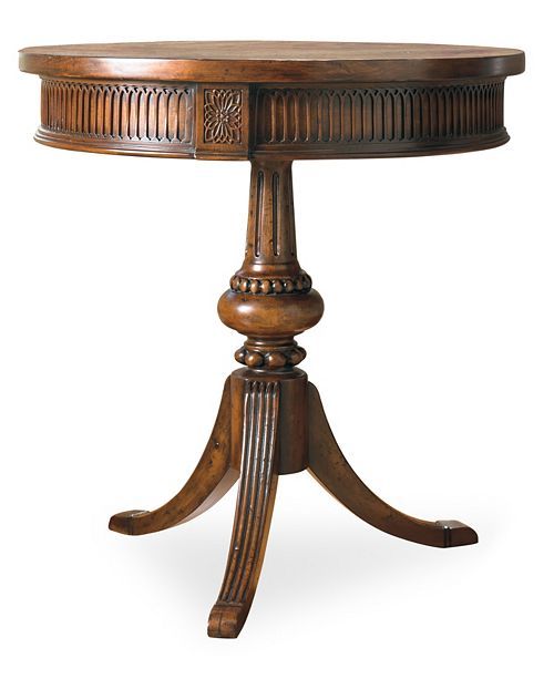 Furniture Calliope Round Pedestal Accent Table & Reviews - Furniture - Macy's | Macys (US)