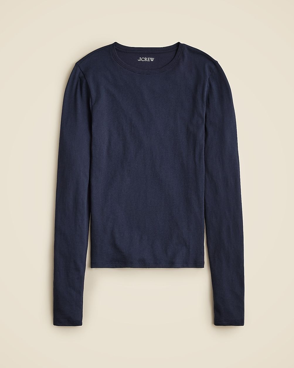 Tissue crepe long-sleeve T-shirt | J. Crew US