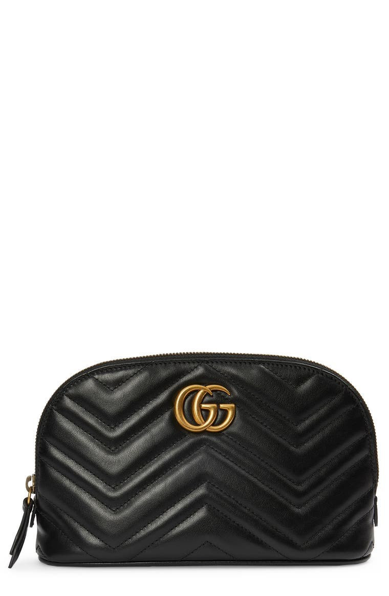 Large GG 2.0 Matelassé Leather Cosmetics Case | Nordstrom