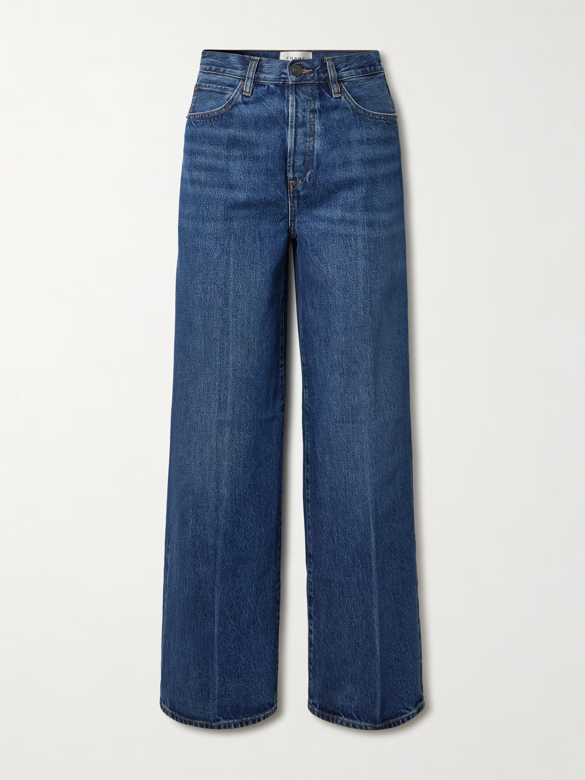 The Collegiate high-rise wide-leg jeans | NET-A-PORTER (US)