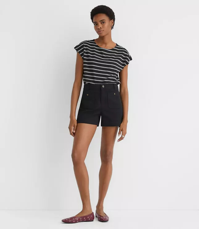 Palmer Shorts in Twill | LOFT