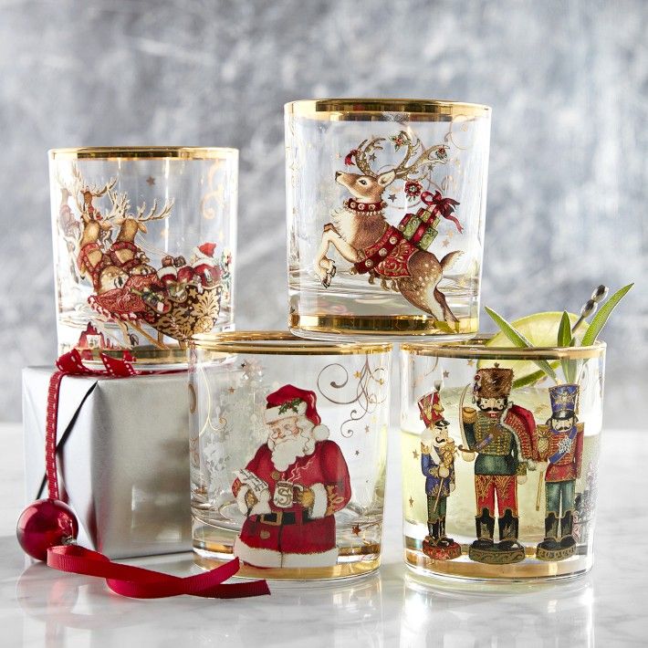 'Twas the Night Before Christmas Glassware Collection | Williams-Sonoma