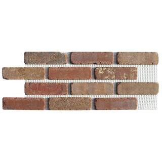 Old Mill Brick Brickwebb Columbia Street Thin Brick Sheets - Flats (Box of 5 Sheets) - 28 in. x 1... | The Home Depot