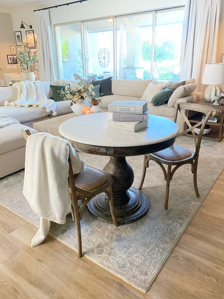 Family room decor. Love having this cute little gaming area in our family room! Perfect for working, homework or drawing. 

Family room decor 
Sectionals 
Dining tables 
Family 
Spring decor 
Living room ideas 

#LTKhome