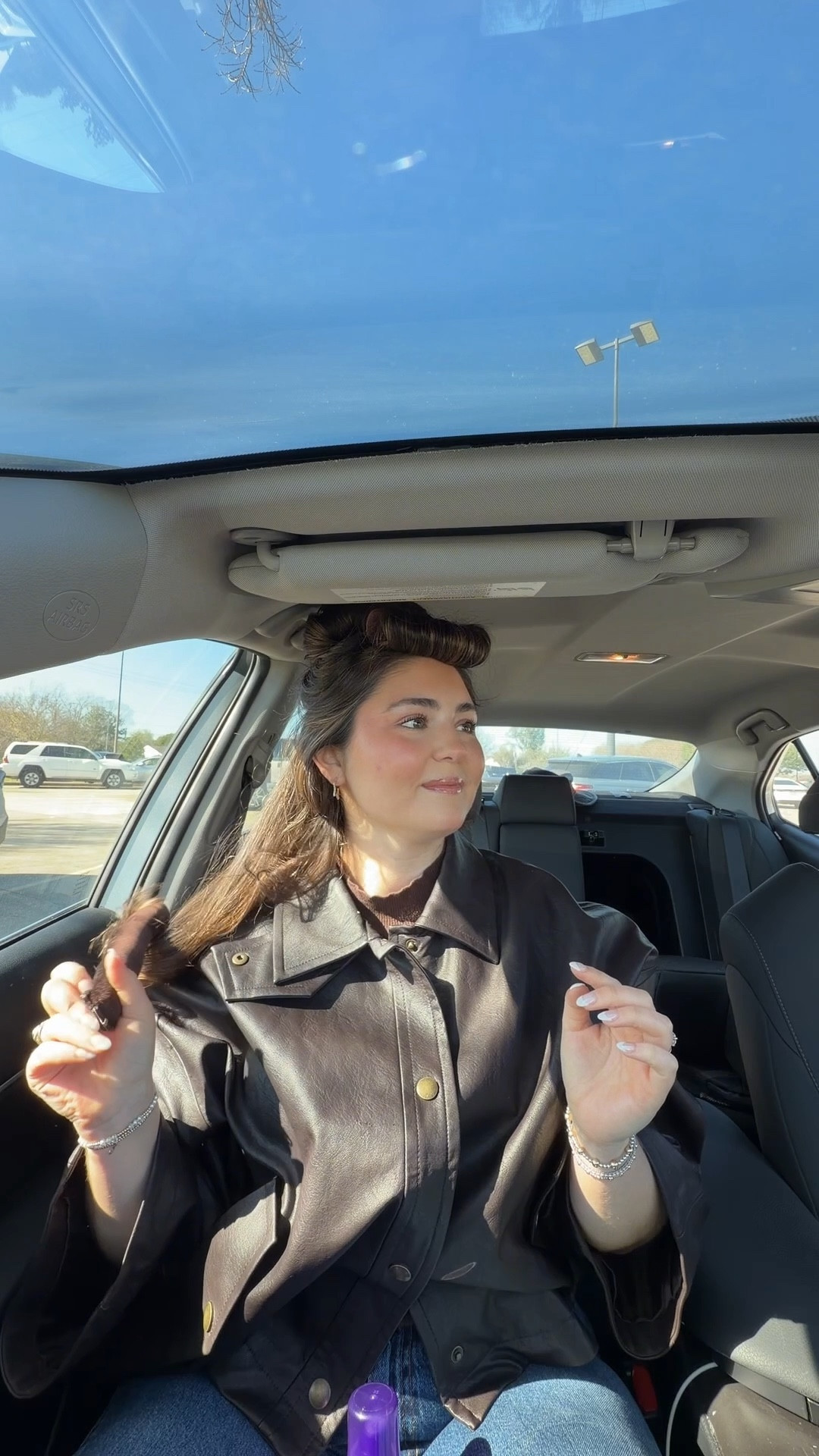 Taking my overnight blowout rods with me on the go 🤎 letting them cook up until the very last minute when I had to walk in

Blowout, overnight blowout, Heatless hairstyle, Heatless curls, blowout Toronto, nighttime hair routine, hair care, taking care of your hair 

#LTKBeauty #LTKselfcare