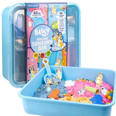 Bluey Heeler Family Sensory Bin with Reusable Play Case & Storage | Sam's Club