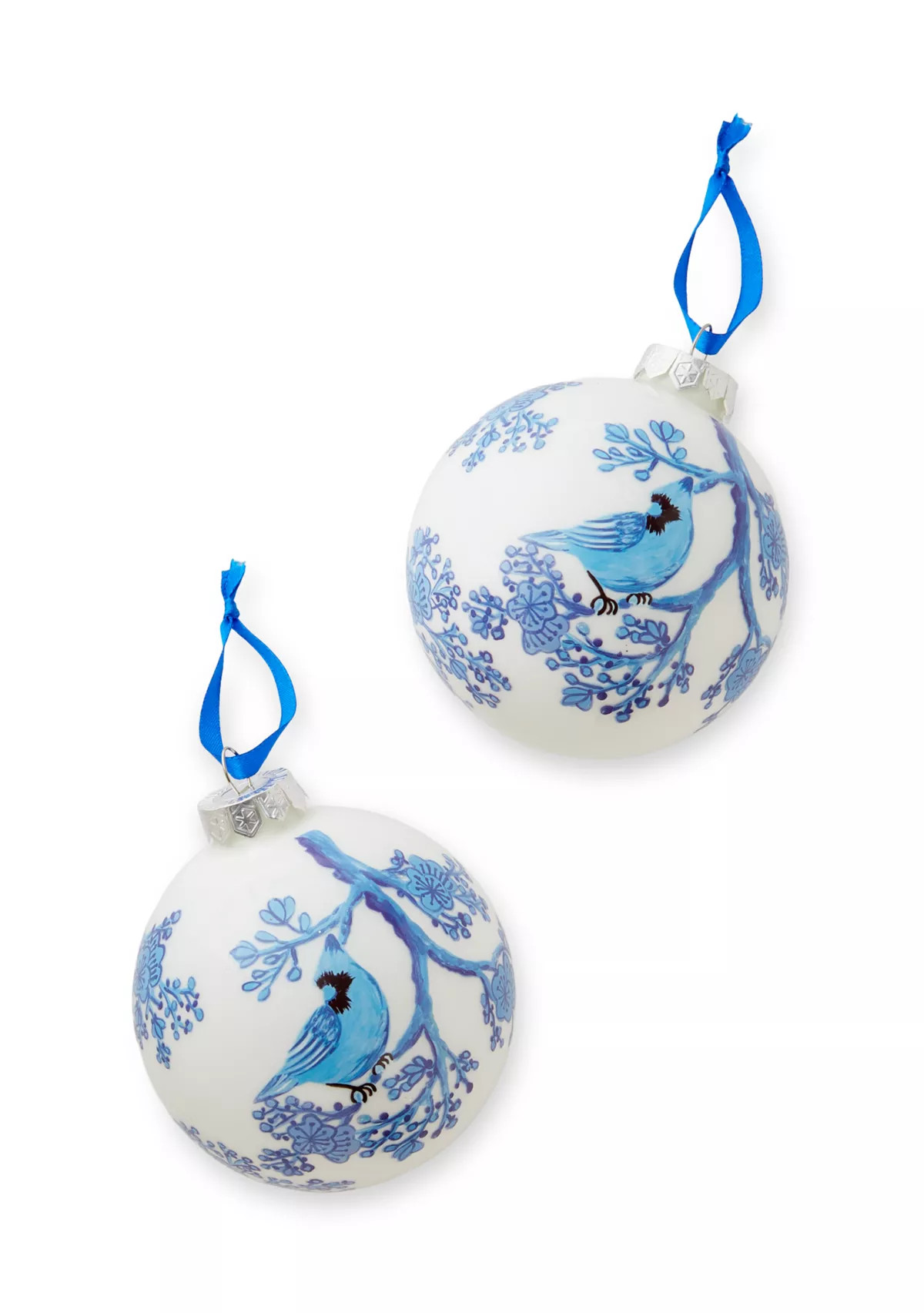 Set of 2 Cardinal Chinoiserie Ornaments | Belk