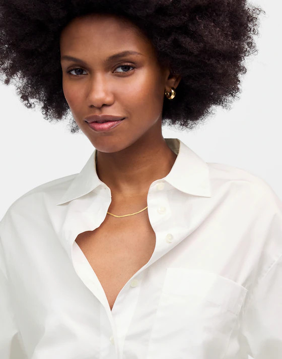 Oversized Button-Up Shirt | Madewell