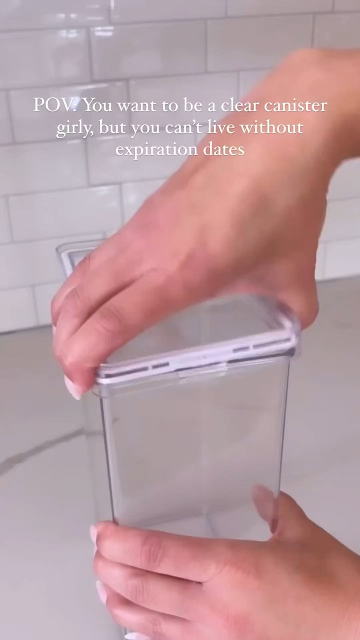 Sundays are for restocking canisters and refreshing expiration date labels — do you agree or do you agree? 🌈✨