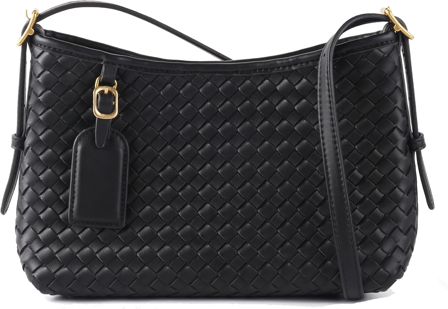 ZEDIUH Woven Crossbody Bag with Small Purse, Vegan Leather Shoulder Handbag for Women, Trendy Und... | Amazon (US)