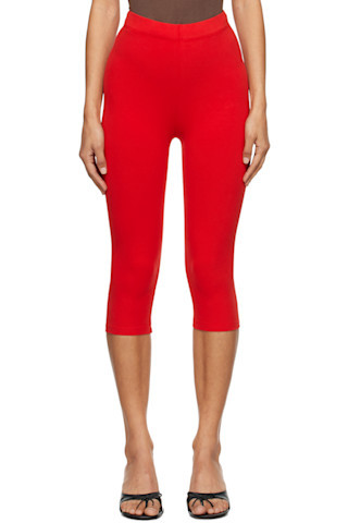 Red Capri Leggings | SSENSE