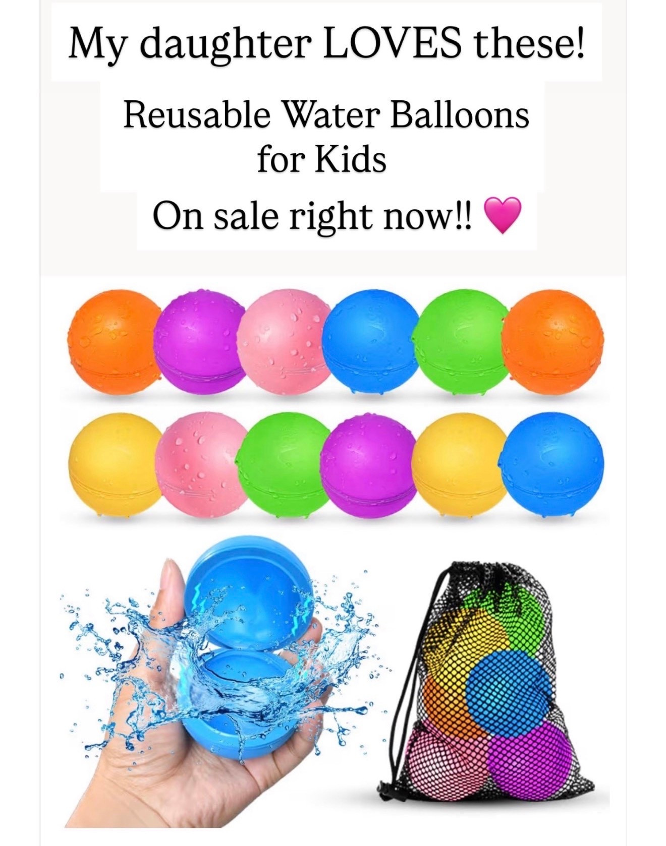 These are so popular right now! Reasonable water balloons

#LTKKids