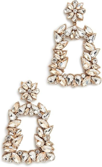 Women's Deepa by Deepa Gurnani Gold Crystal Earrings | Amazon (US)