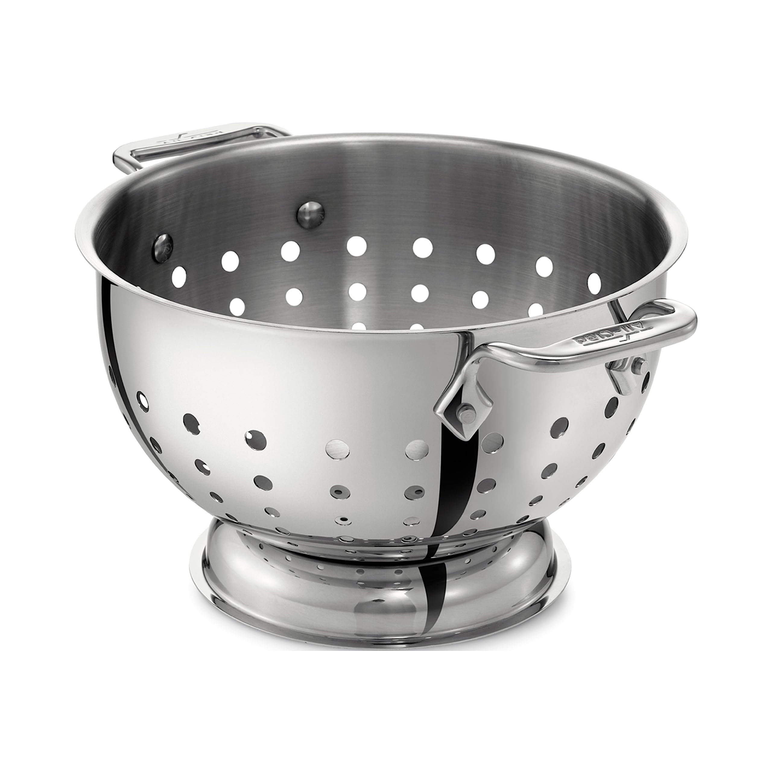 All-Clad Tools and Accessories Stainless Steel Colander 5 Quart Strainer, Pasta Strainer with Han... | Amazon (US)