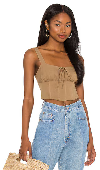 Steph Tank Top in Tan | Revolve Clothing (Global)