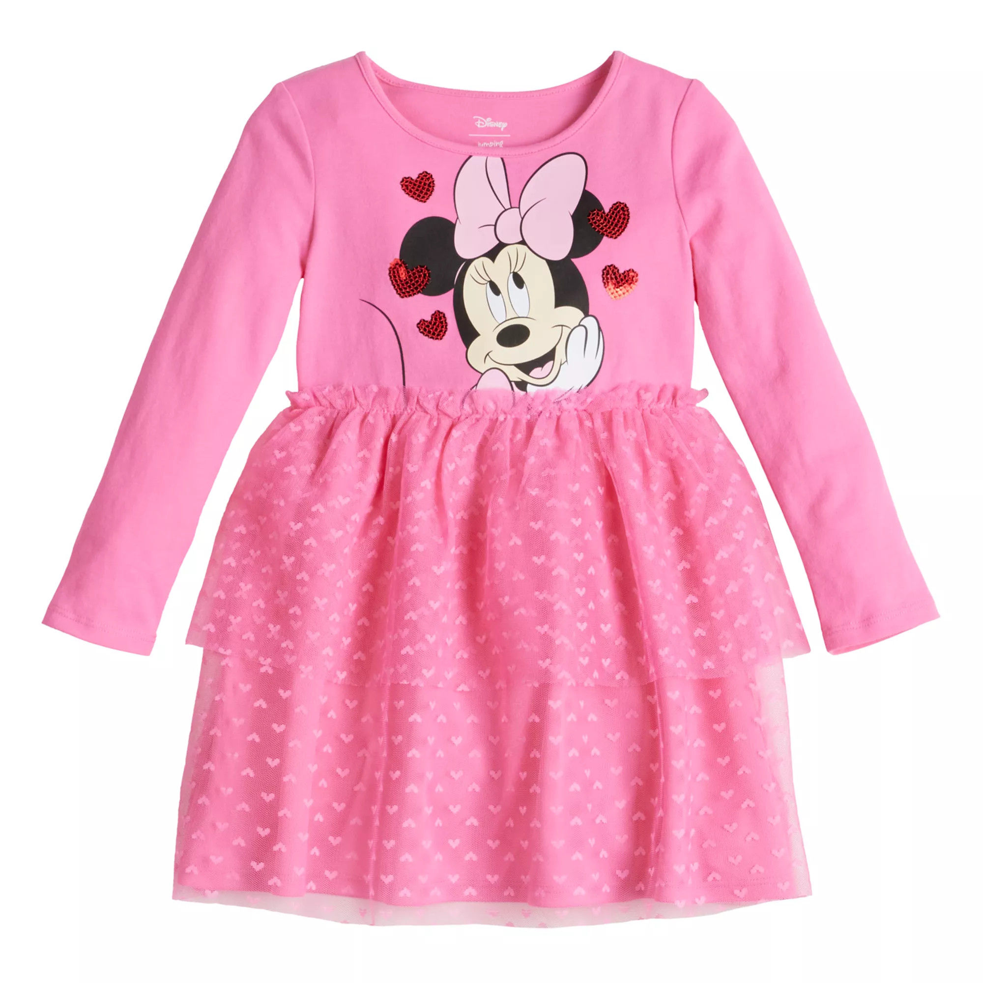 Disney's Minnie Mouse Baby & Toddler Girl Tiered Tulle Dress by Jumping Beans® | Kohl's