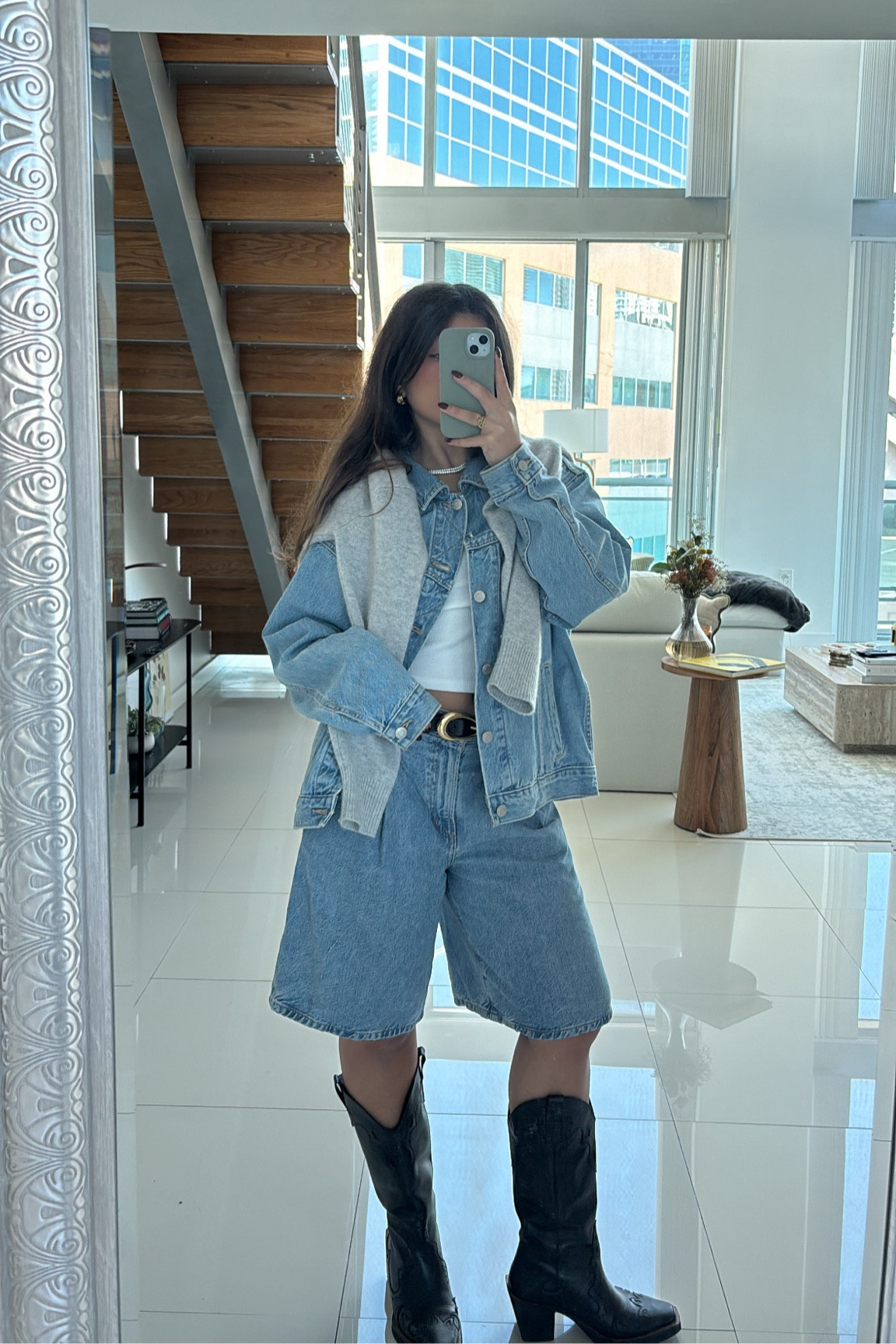 Canadian Tuxedo 

#LTKFindsUnder100 #LTKHoliday #LTKSaleAlert