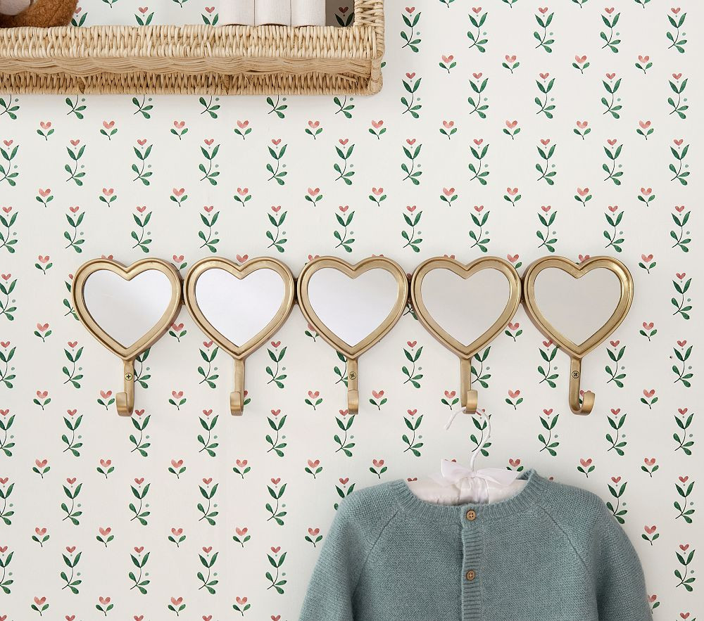 Heart Mirror Hook Rack (24") | Pottery Barn Kids