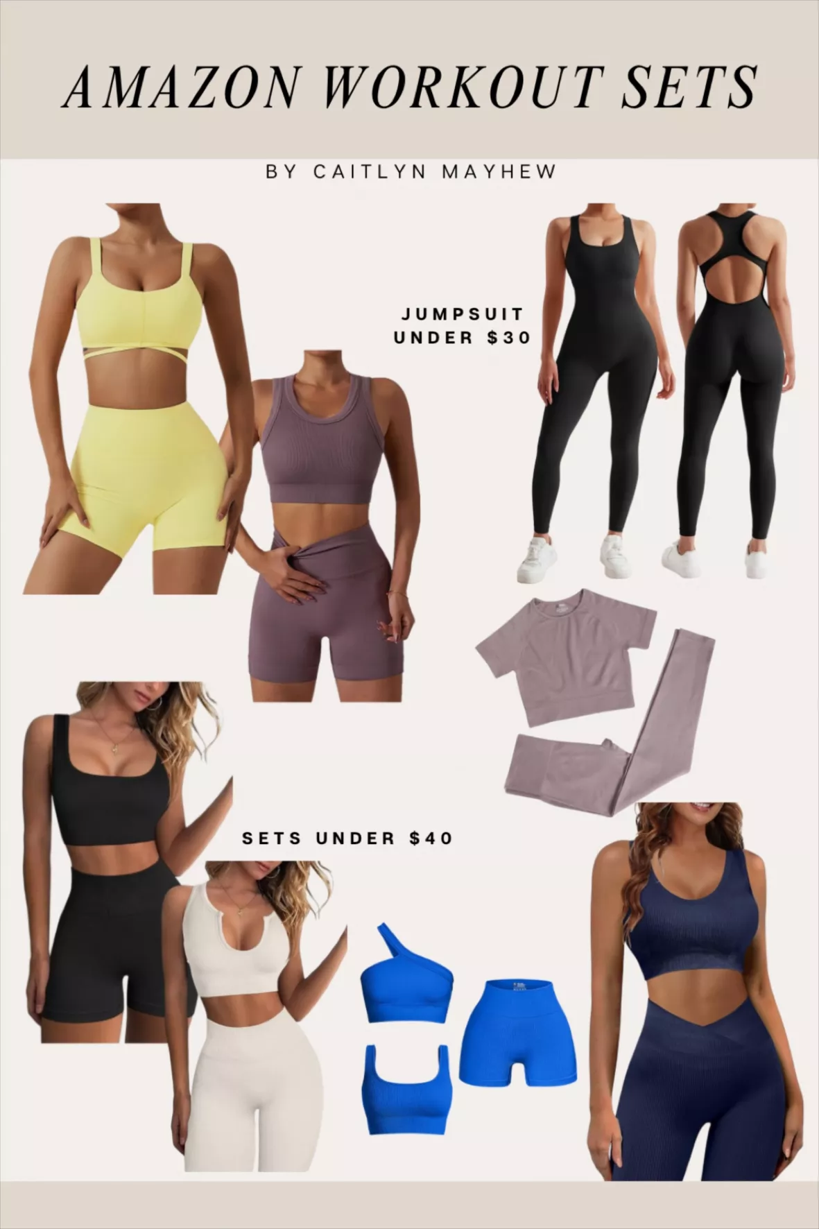JZC Workout Outfits for Women 2 … curated on LTK