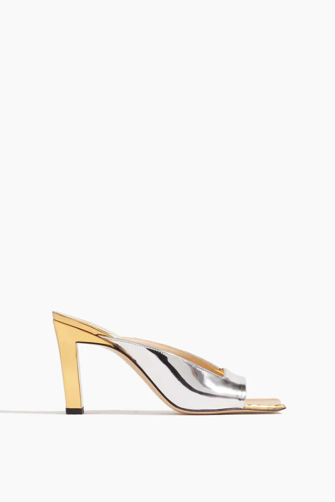 Isa Sandal in Silver Mix | Hampden Clothing