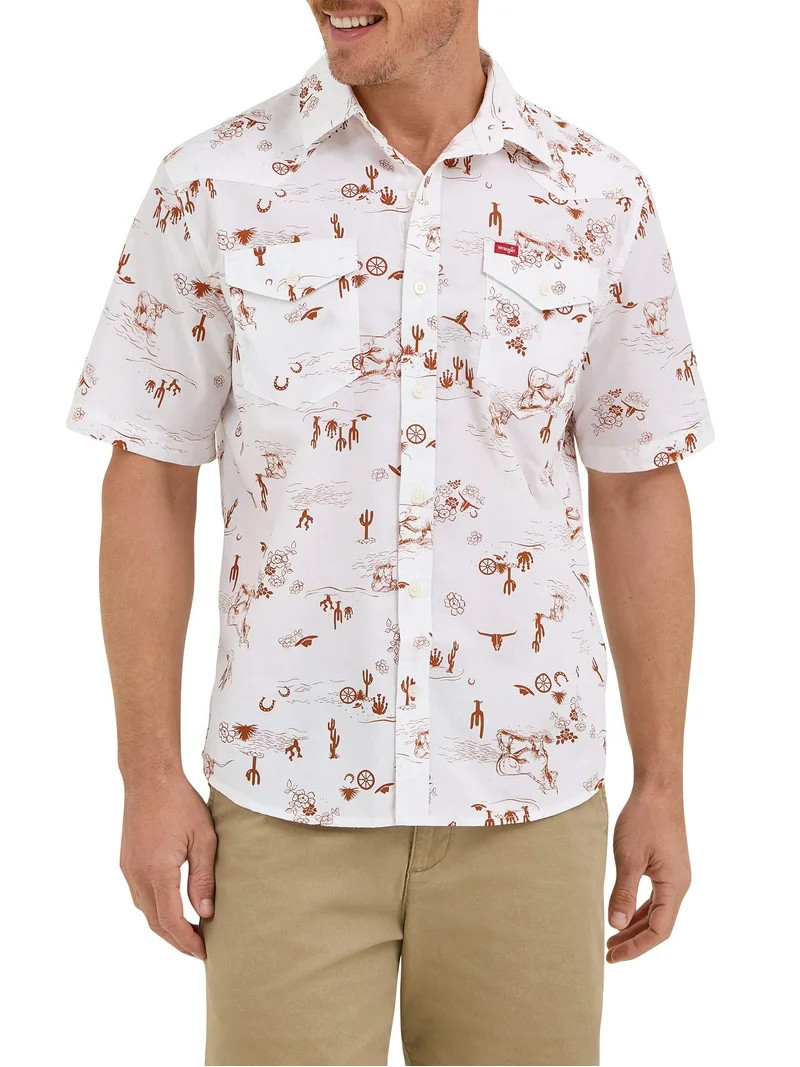 Wrangler® Men's Short Sleeve Premium Top, S-3XL | Walmart (US)
