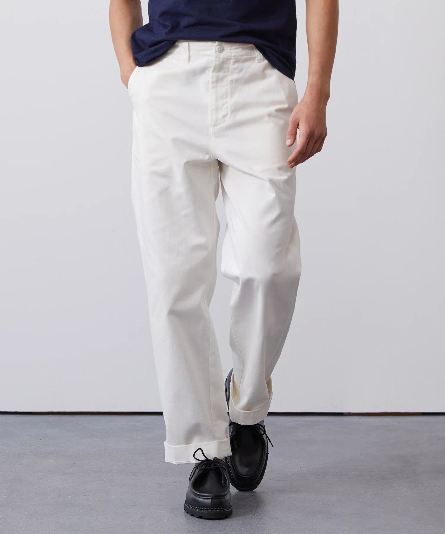 Relaxed Fit Favorite Chino in White | Todd Snyder