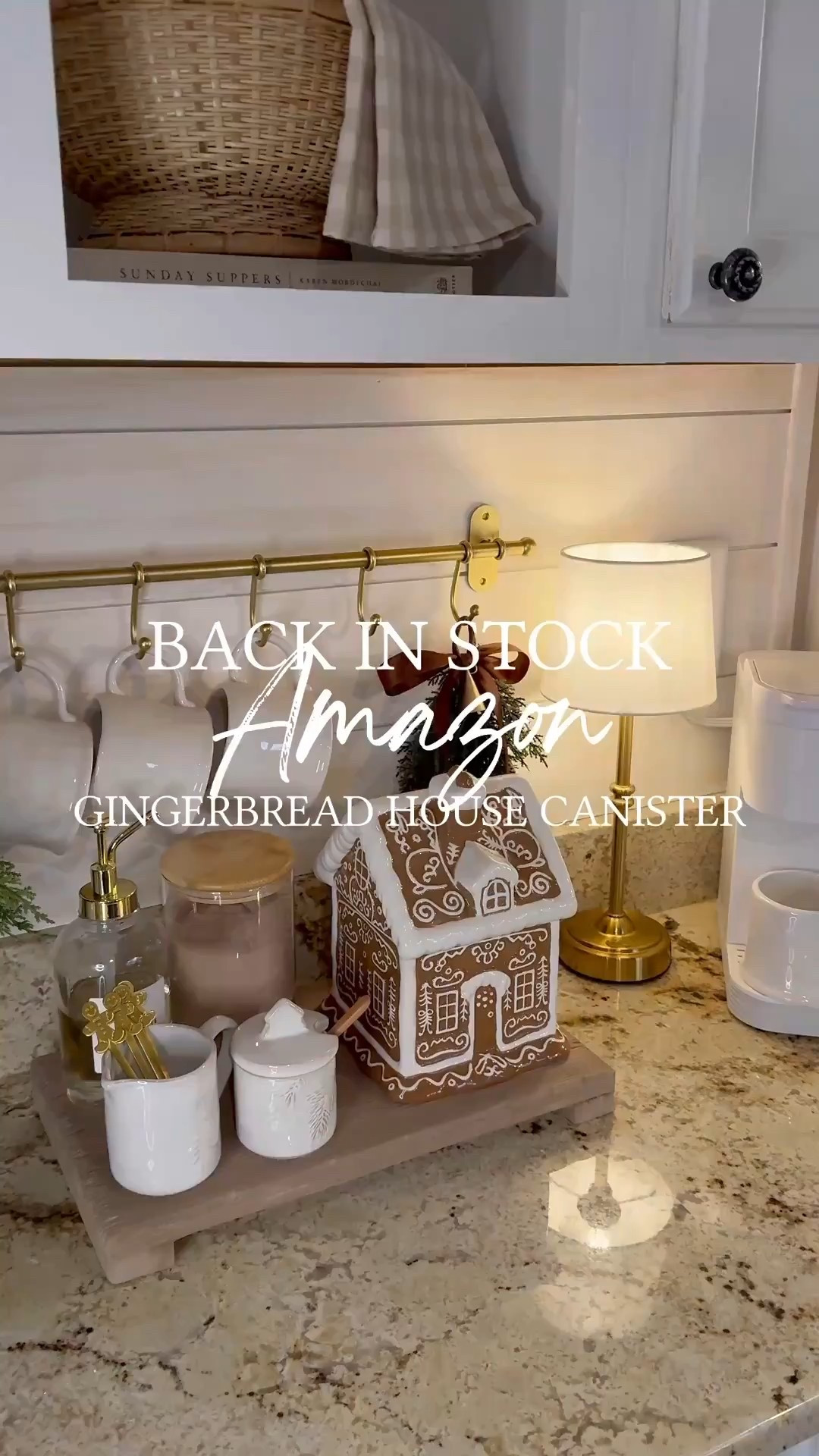 Gingerbread House Canister is Back in Stock

Follow @farmtotablecreations on Instagram…

My Christmas coffee and cocoa bar is one of my favorite corners to style each year — warm light, pretty mugs, real-touch greenery, and all the festive holiday touches. This adorable gingerbread house canister was one of my top-selling items for November, and I’m so excited it’s finally back in stock. It adds the sweetest charm to this cozy setup.

Coffee bar | Christmas kitchen | holiday cocoa bar | kitchen styling | Amazon home | neutral Christmas decor | cozy kitchen | holiday house canister | Christmas gingerbread decor




#LTKHome #LTKHoliday #LTKSaleAlert