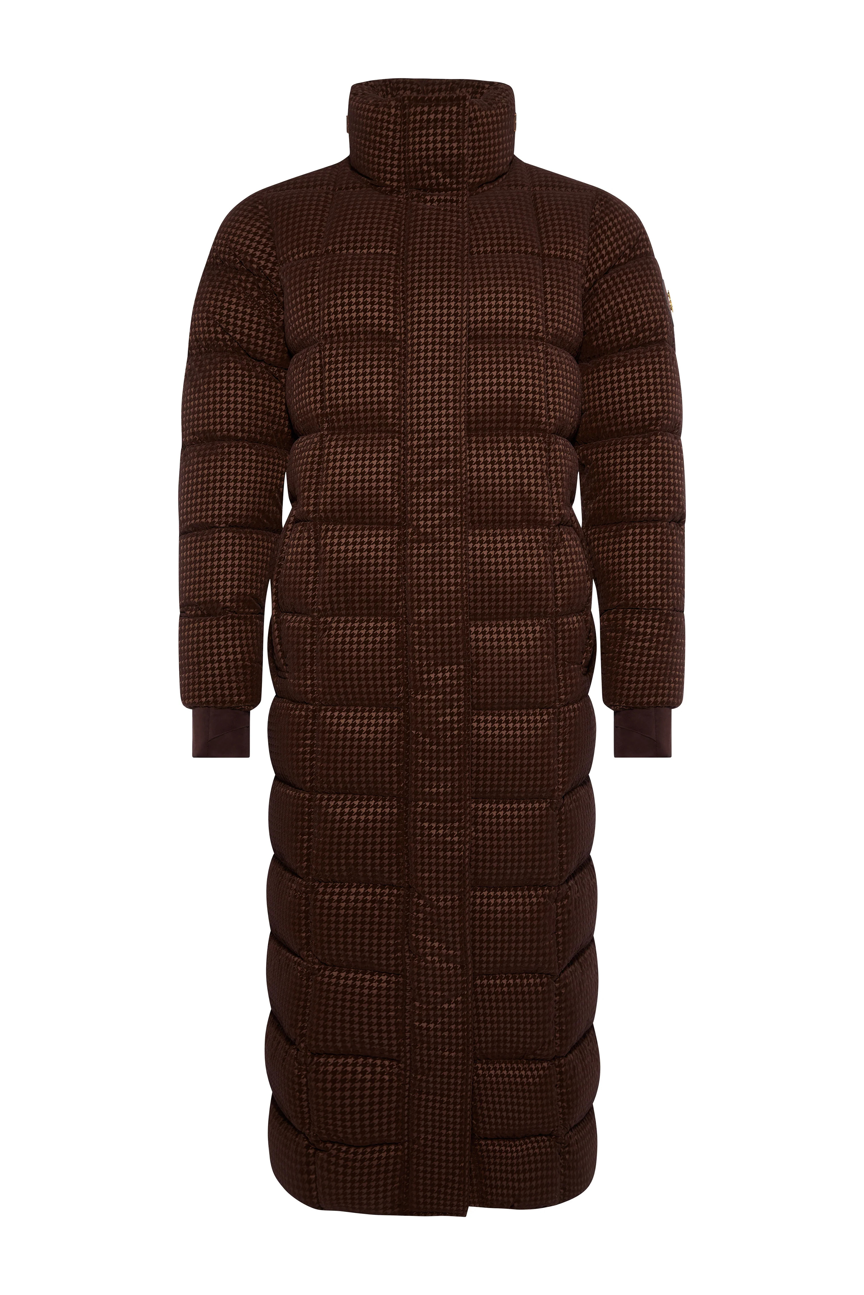 Crawford Longline Coat (Cocoa Mini Flock) | Holland Cooper
