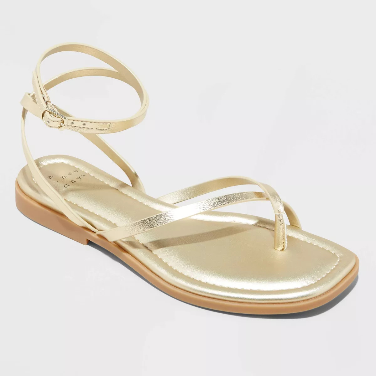 Women's Luisa Ankle Strap Thong Sandals - A New Day™ | Target