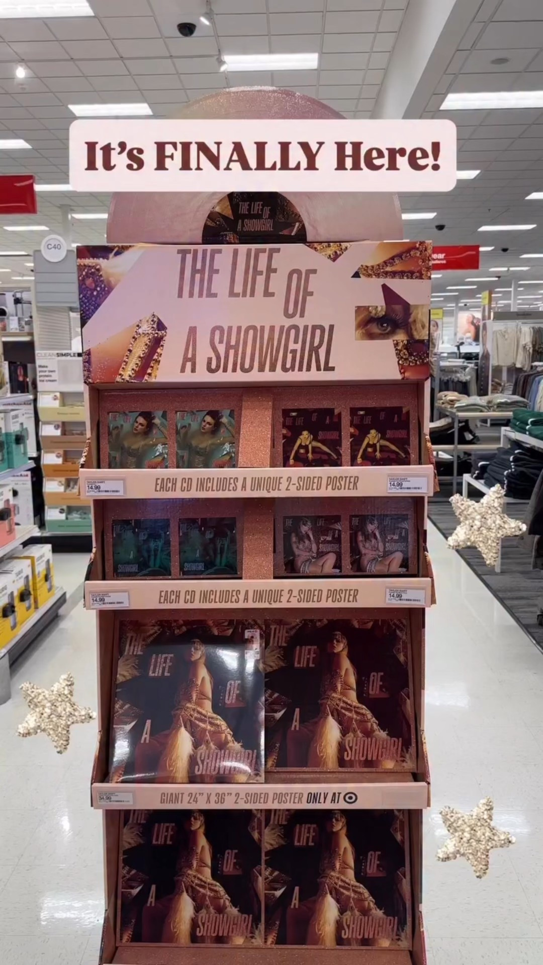 👋🏼 Hey Swifties!  It’s finally October 3rd and I’ve partnered with @victrolaplayers for this special Target run!  I HAD to have the new Target Exclusive TS album in the gorgeous “Summerine Spritz Pink Shimmer” color that comes with a giant double sided poster, unique photos, and a poem from Taylor 💗 

Well to play this record, I needed a record player!  My pick is The Brighton by @victrolaplayers !  This popular model features:
💿 A sleek, classic design
💿 3-speed record player for your favorite 
33 1/3, 45, and 78 RPM records
💿 Dual-Bluetooth connectivty allows you to stream music from your smart device, or play your records through any external Bluetooth speaker

Be sure to check this out on your next Target run! 🛒

* Vinyl - $34.99
* The Brighton - $119.99


#ad #victrolapartner #target #targetstyle #targetexclusive #thelifeofashowgirl #victorlabrighton #taylorswift #swiftie #orange #pink #giftideas #record #vinyl #new #trending #reels #reelsinstagram #viral #viralvideos #viralreels #retro #vintage #foryou #fyp #explore #exploremore #trendingreels #music

#LTKHome #LTKFamily #LTKSeasonal