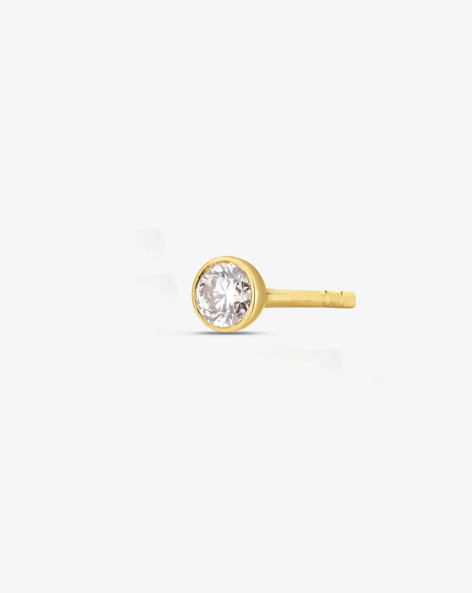 Bezel-Set Petite Diamond Studs | Ring Concierge