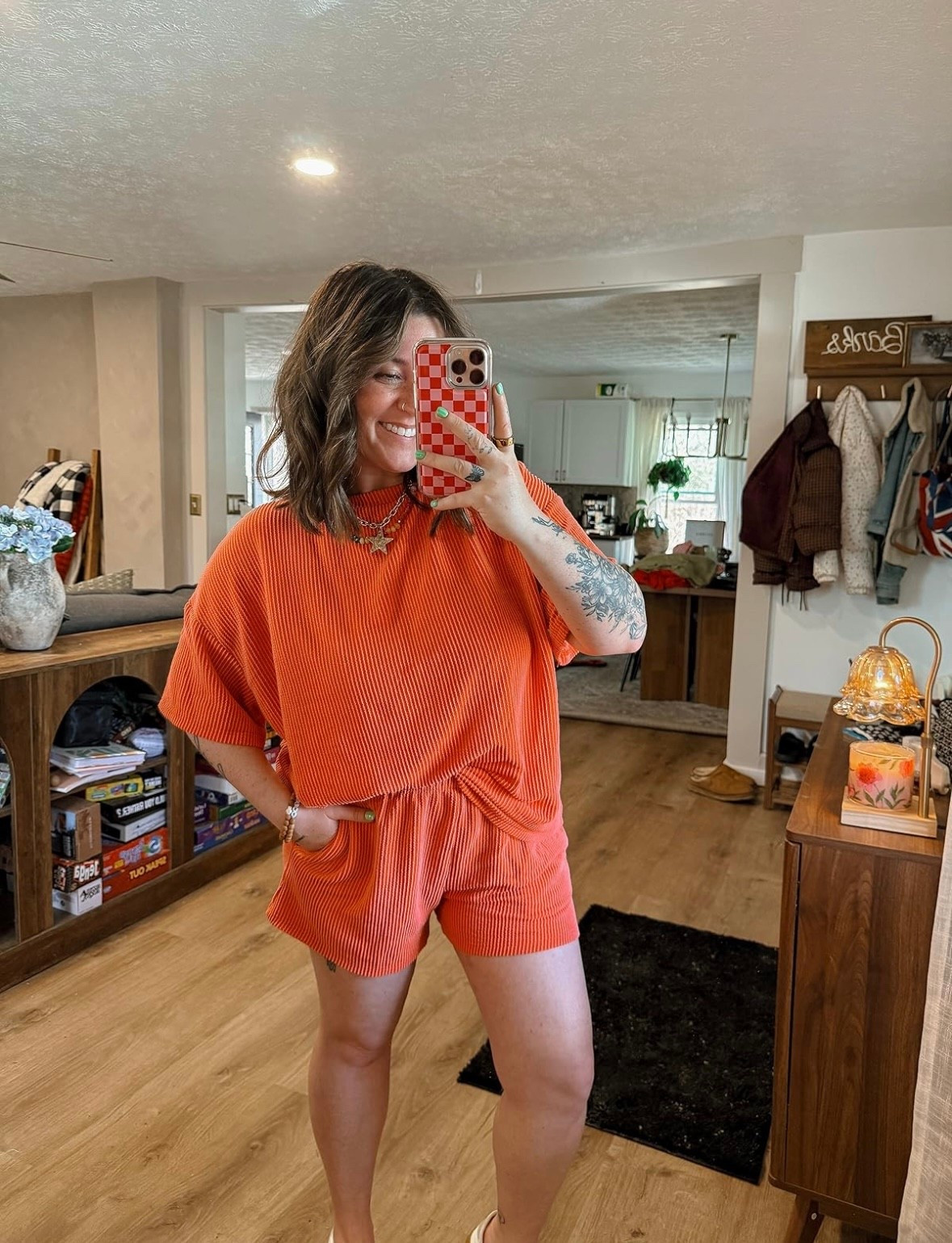 One of my all time fav sets! Perfect for spring & summer! This color will be gone quick! I’m 5’1 size 8/10 and I size up to large for oversized fit!

#LTKSeasonal #LTKMidsize